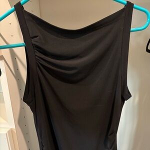 Banana Republic Ruched Black Top size small